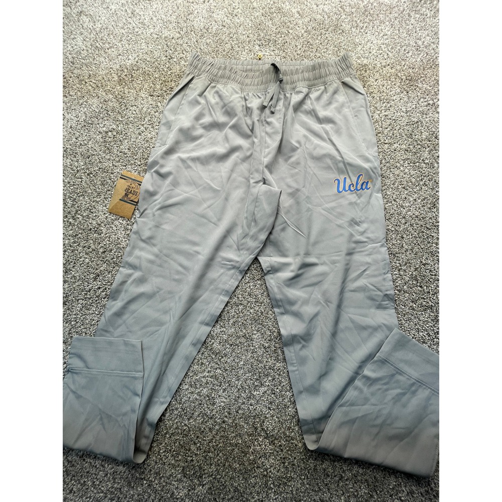 Rivalry Threads UCLA Jogger Pants Mens M Gray NEW Tapered Spandex